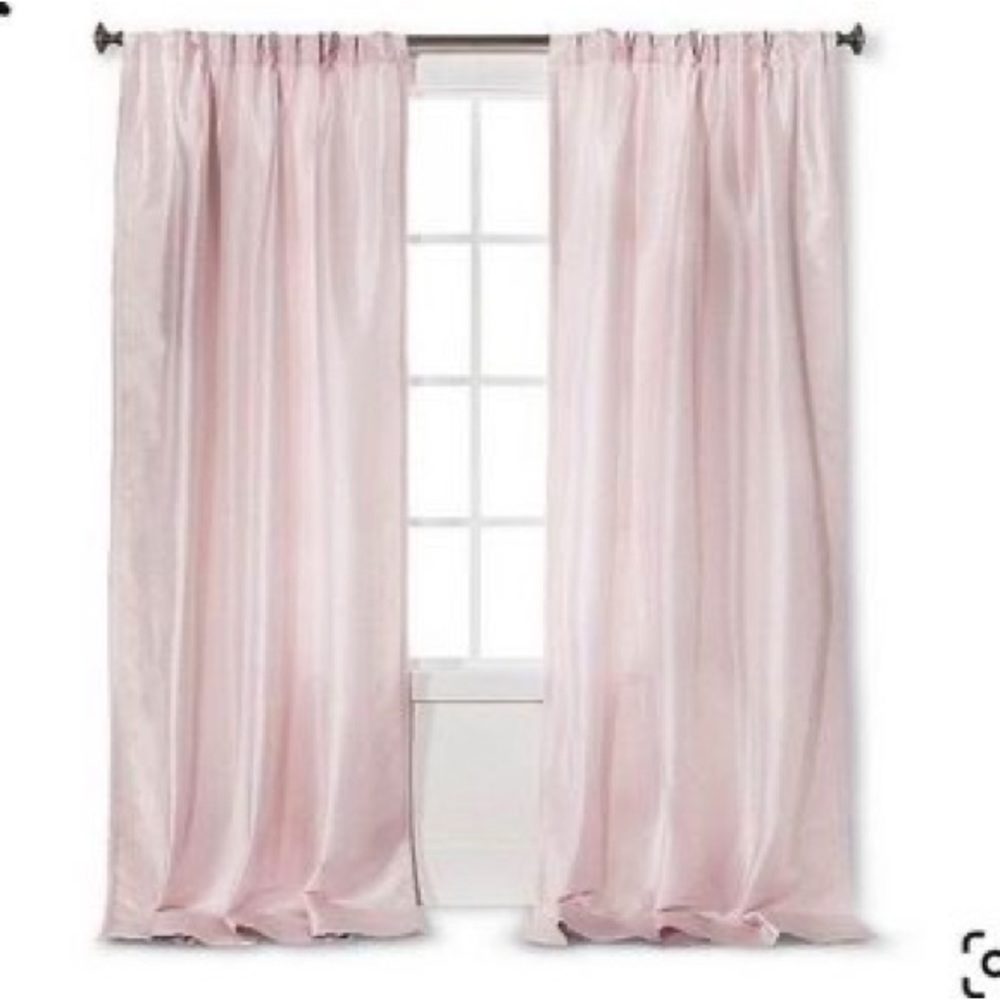 Simply Shabby Chic Light Pink Curtain Panels